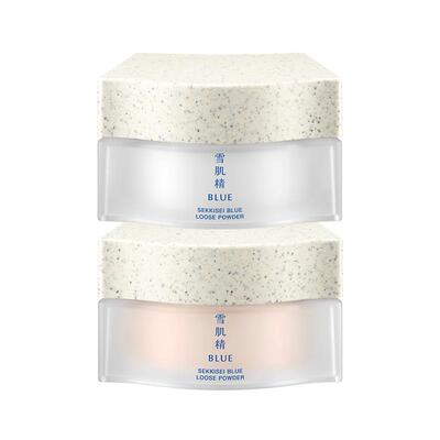 雪肌精blue青粹柔光蜜粉自然柔焦