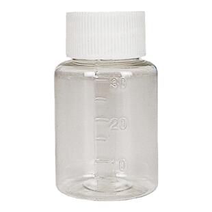 30ml毫升克透明塑料瓶带刻度空瓶分装瓶药瓶样品瓶瓶带盖迷你包邮