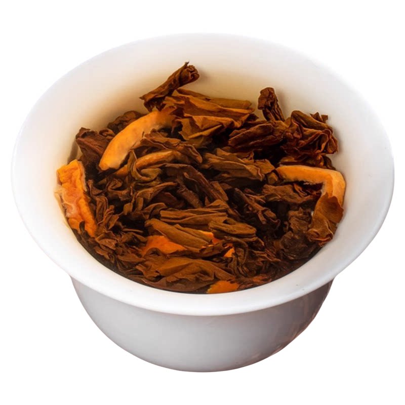 正宗陈皮普洱熟茶小茶饼