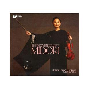 原装进口 美岛莉 贝多芬BEETHOVEN 小提琴协奏曲 浪漫曲 CD唱片