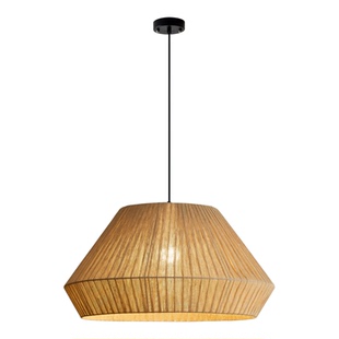 侘寂风麻布吊灯日式吧台吊灯餐厅吊灯民宿复古手工编织茶室服装店