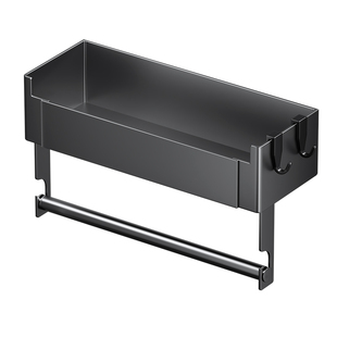 厨房冰箱置物架侧收纳磁吸悬挂式保鲜膜纸巾架免打孔调料收纳架子