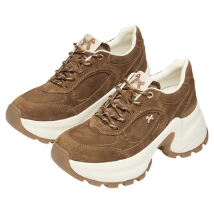 美洋同款[马年限量款礼盒]接吻猫[9CM布蕾长腿鞋]厚底增高老爹鞋