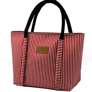 饭盒袋防水拉链手提便当包卡通妈咪包大号带饭包学生小方包拎包