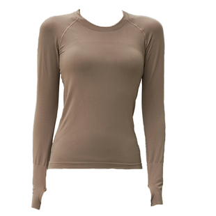 卡益瑜伽服女秋冬一体织长袖健身上衣专业高端时尚普拉提训练服女