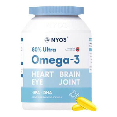 nyo3原装进口高浓缩鱼油软胶囊