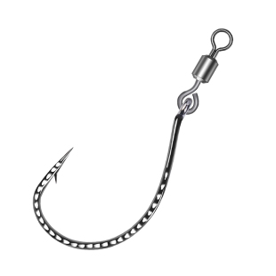 玄鸿加强旋转泥鳅倒钓钩8字环8003路亚wacky钩软饵钓翘嘴鲈鱼专用