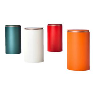 精美茶叶罐小号便携铁罐罐子大红袍绿茶龙井红茶125g存茶密封圆罐