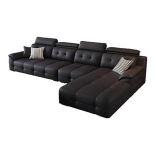 凯佑2025年新款佛山源头工厂高靠背劳伦斯贵妃沙发意式轻奢皮沙发