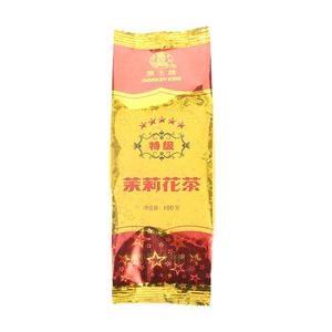 猴王茉莉花茶100克五星特级浓香型2024年新茶散装飘雪买五送一袋