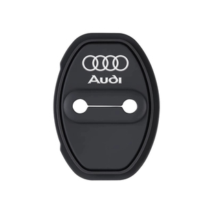 适用奥迪A4 A6车门减震缓冲垫门锁硅胶垫保护套Q5L防撞垫盖锁扣A3