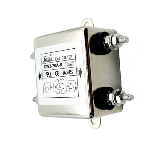 KEILS台湾进口电源滤波器220V单极净化器20A10A直流交流CW3-20A-S