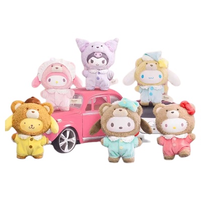 三丽鸥新品毛绒盲盒正版玩具