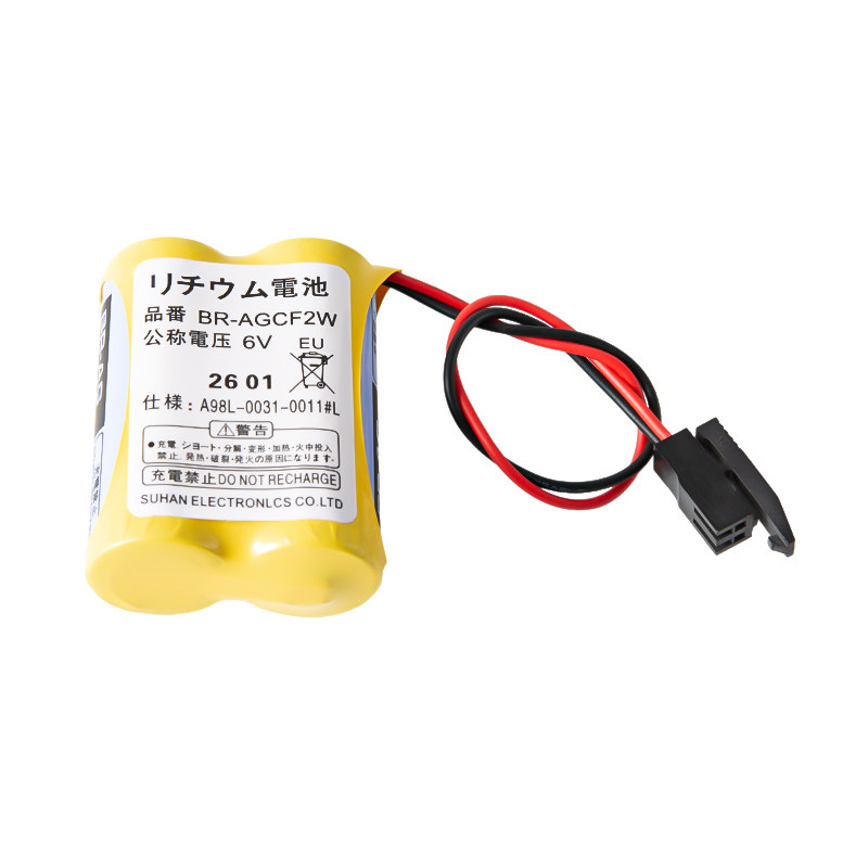 原装FANUC发那科BR-AGCF2W 6V法兰克电池PLC工控数控机床记忆系统
