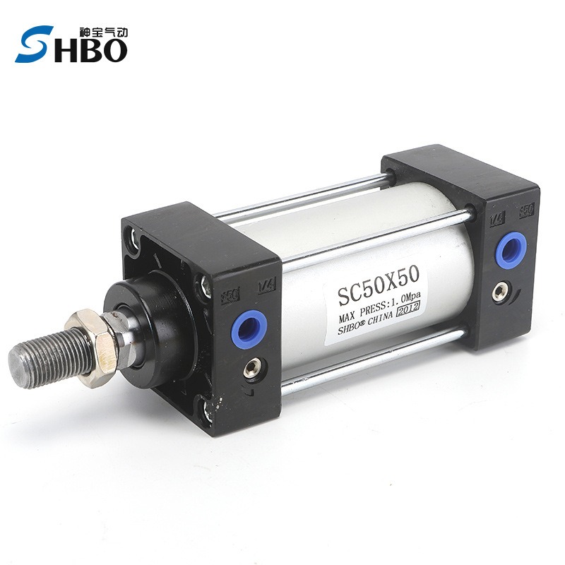 铝合金标准拉杆气缸SC50X25x50x75x100x125/150x200/300气动元件