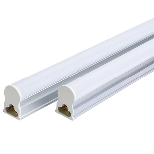 t5彩色灯管一体化长条支架灯红蓝紫黄绿色灯带荧光婚礼氛围长条