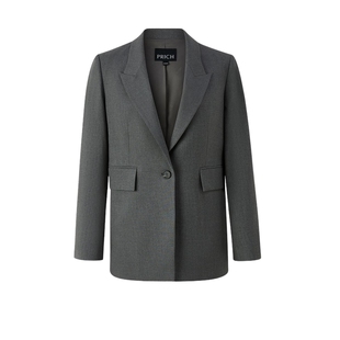 【零染+羊毛】PRICH简约商务西装春季新款通勤外套正装女