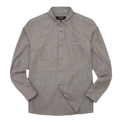 ak复古简约撞色线口袋工装长袖