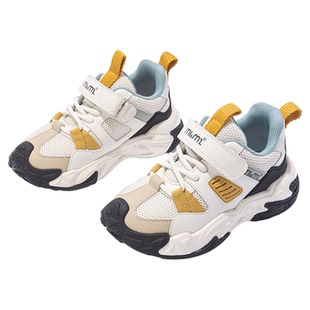 m1m2西班牙童鞋儿童运动鞋新款男宝宝跑步鞋透气网布鞋女童老爹鞋