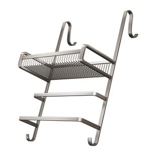 毛巾架卫生间免打孔浴室置物架厕所淋浴房玻璃门挂架毛巾杆浴巾架