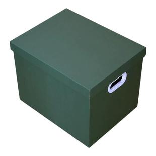 牛皮纸质收纳箱带盖衣物折叠快递纸箱礼物箱空盒子家用生日收纳盒