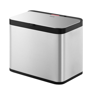 EKO茶水桶高端客厅茶台废水桶干湿分离垃圾桶不锈钢办公室茶渣桶