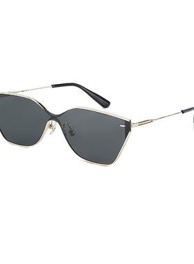 AOJO澳镜时尚百搭墨镜大框显脸小方形太阳眼镜潮酷AJ108SM213