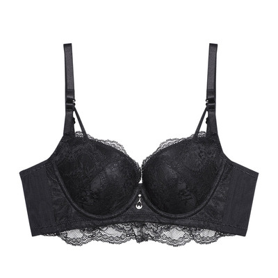 性感蕾丝内衣聚拢上托调整型胸罩