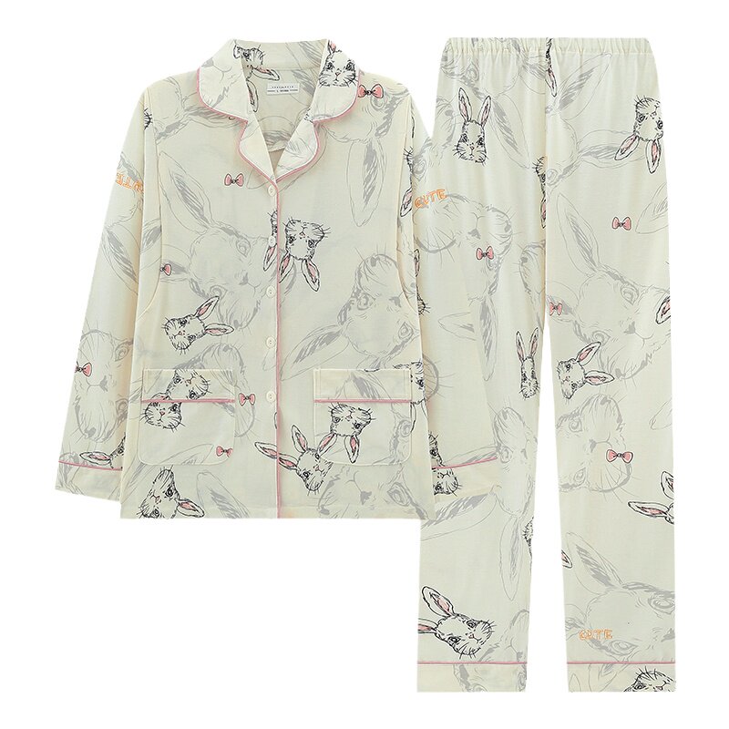 月子服夏天纯棉产后孕妇哺乳睡衣夏季薄款专用喂奶家居服长袖套装