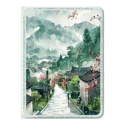 适用于华为平板保护套国风风景