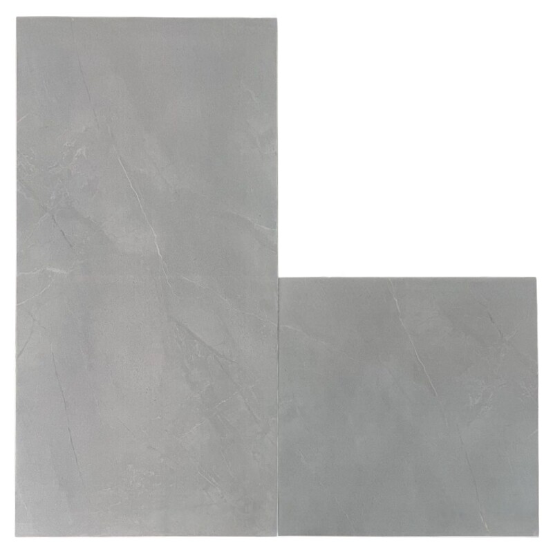 广东现代简约白色仿石通体砖600x1200全瓷质防滑室内地板砖哑光