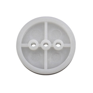 2*24mm十字皮带轮(3孔) 微型小带轮 偏心轮曲柄轮 塑料塑胶传动