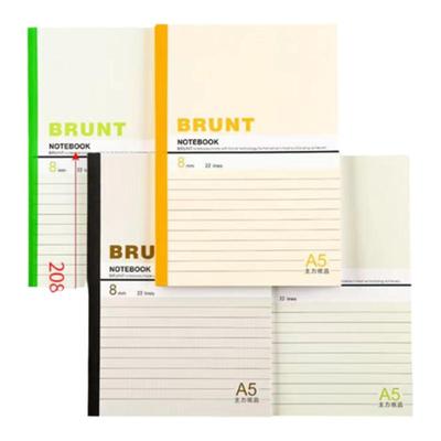 A5笔记本单行线本软皮面