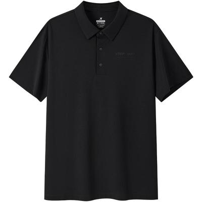 特步翻领POLO衫男新款夏季官方正品百搭男装运动上衣休闲短袖T恤