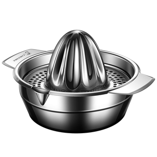 CHEEMEE316L不锈钢手动榨汁器家用创意柠檬压汁器榨汁机便携式