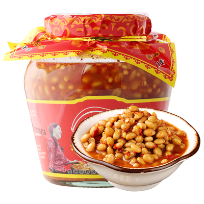 贵州特产水豆豉香辣小黄豆下饭菜酱豆子正宗豆瓣黄豆酱蘸水调料