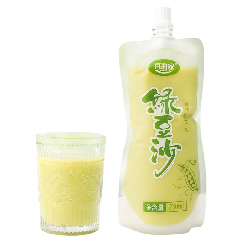 绿豆沙汤夏季解暑饮料饮品冰镇
