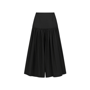 [AMOMENTO] 26SS CULOTTE PANTS 26春夏新款经典百搭荷叶褶宽腿裤