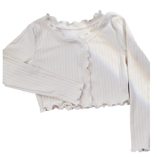 儿童舞蹈毛衣女童体操服长袖练功服秋冬小坎肩中国舞小外套针织衫