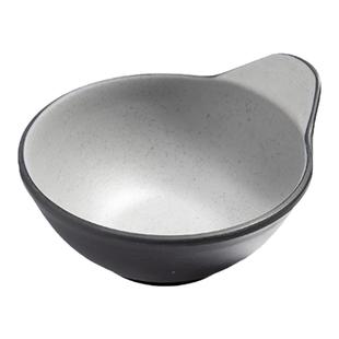 扬格灰黑岩摆台杯碗勺子日韩寿司芥末料理格碟小吃点心圆心方形碟