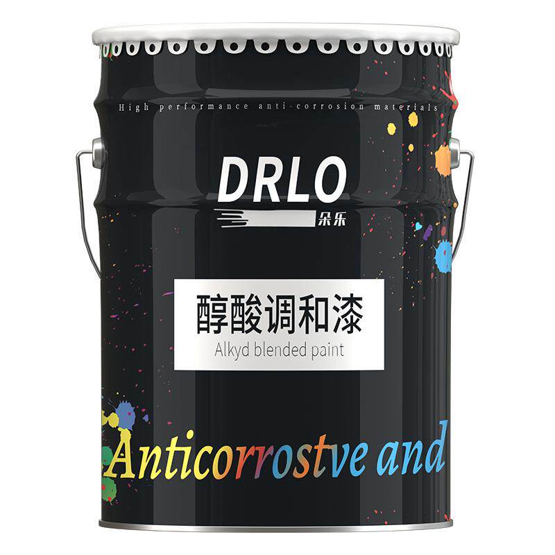 金属漆防锈漆铁红醇酸调和漆栏杆涂刷门窗防腐专用彩钢瓦翻新油漆