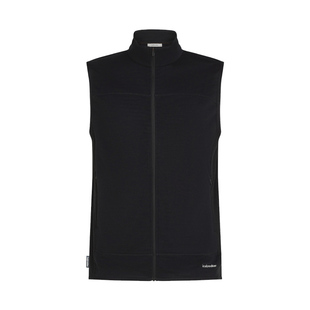 icebreaker可机洗美利奴羊毛男300 Realfleece加绒马甲徒步户外