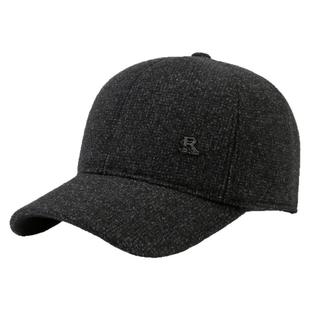 帽子男士冬季新款爸爸大头围棒球帽中老年人爷爷护耳保暖鸭舌帽男