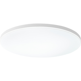 欧普照明LED吸顶灯简约现代圆形卧室阳台灯全白书房灯小白灯星钻