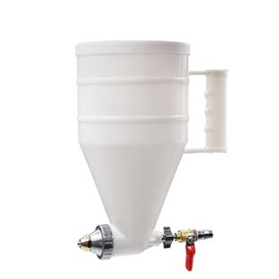 三木真石漆喷枪塑料喷砂抢壶外墙石头漆涂料浮雕枪水泥砂浆喷枪壶