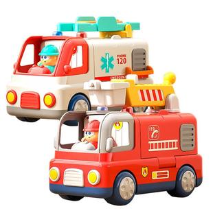 消防车儿童玩具车男孩1到3岁2宝宝6小汽车救护车女孩2025新款婴儿