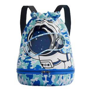 儿童游泳包干湿分离防水收纳袋男女童运动便携洗澡可爱沙滩双肩包