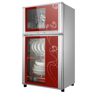 樱花消毒柜家用小型厨房立式家用碗筷大容量高温消毒柜碗柜双门