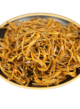 地瓜梗咸菜梗下红薯酱菜饭菜延边