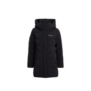 雪伦羽绒服女中长款修身鹅绒外套